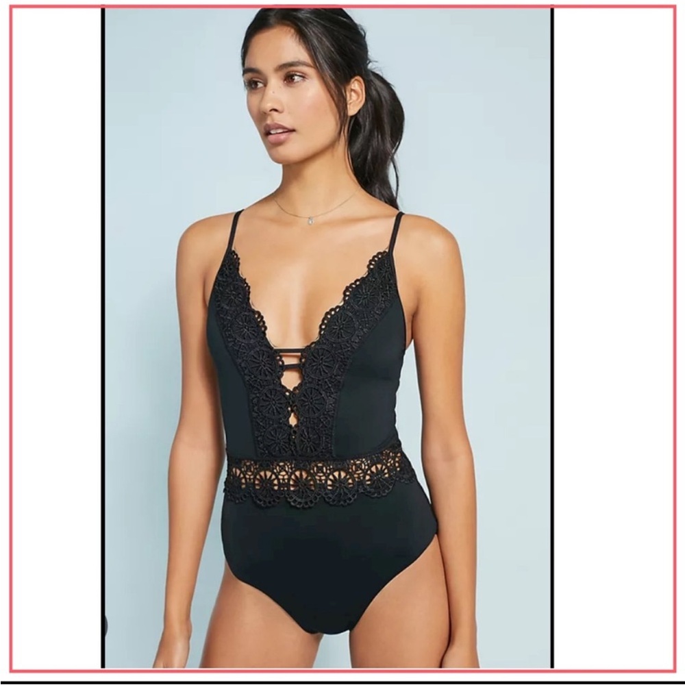 Becca Siren Black One Piece Swim Suit